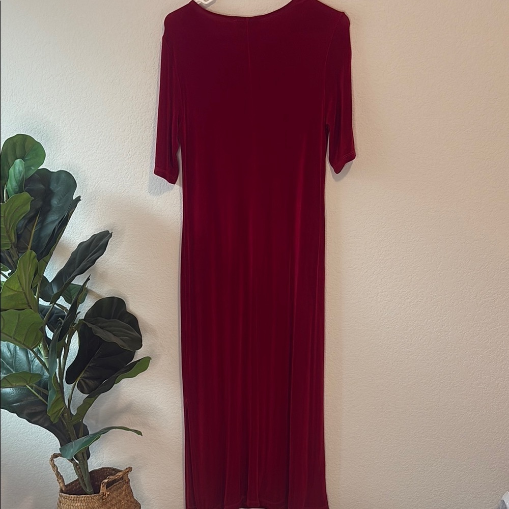 Vintage made in USA Red Dress petite medium - Picture 5 of 5